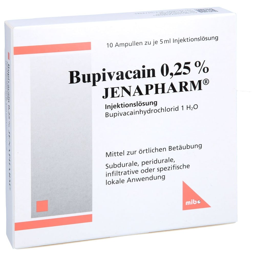 Bupivacain 0.25% JENAPHARM