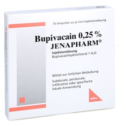 Bupivacain 0.25% JENAPHARM
