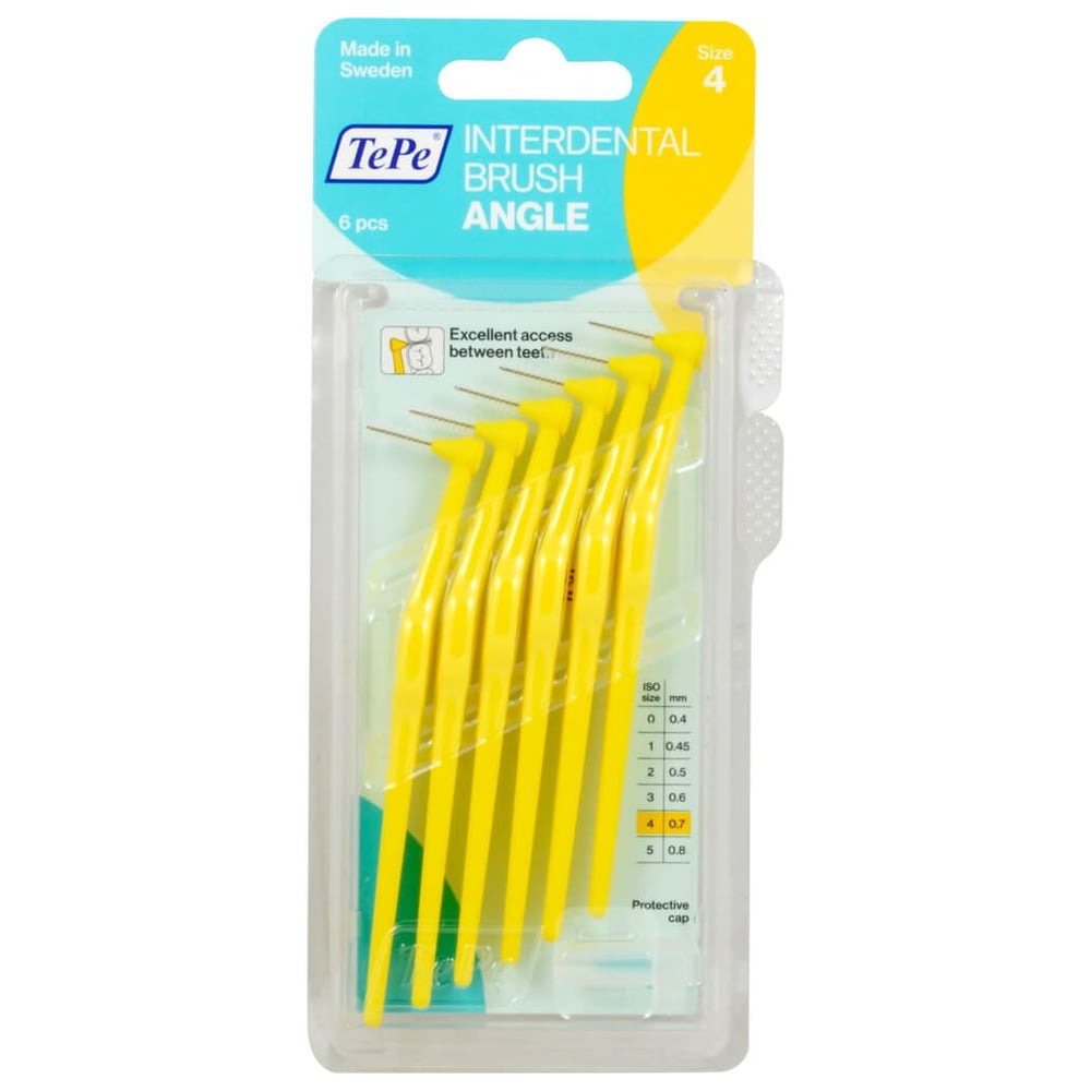 TePe Angle Interdentalbürste 0,7mm gelb