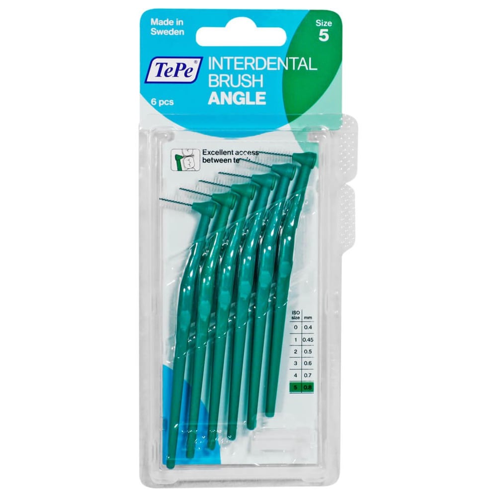 TePe Angle Interdentalbürste 0,8 mm grün