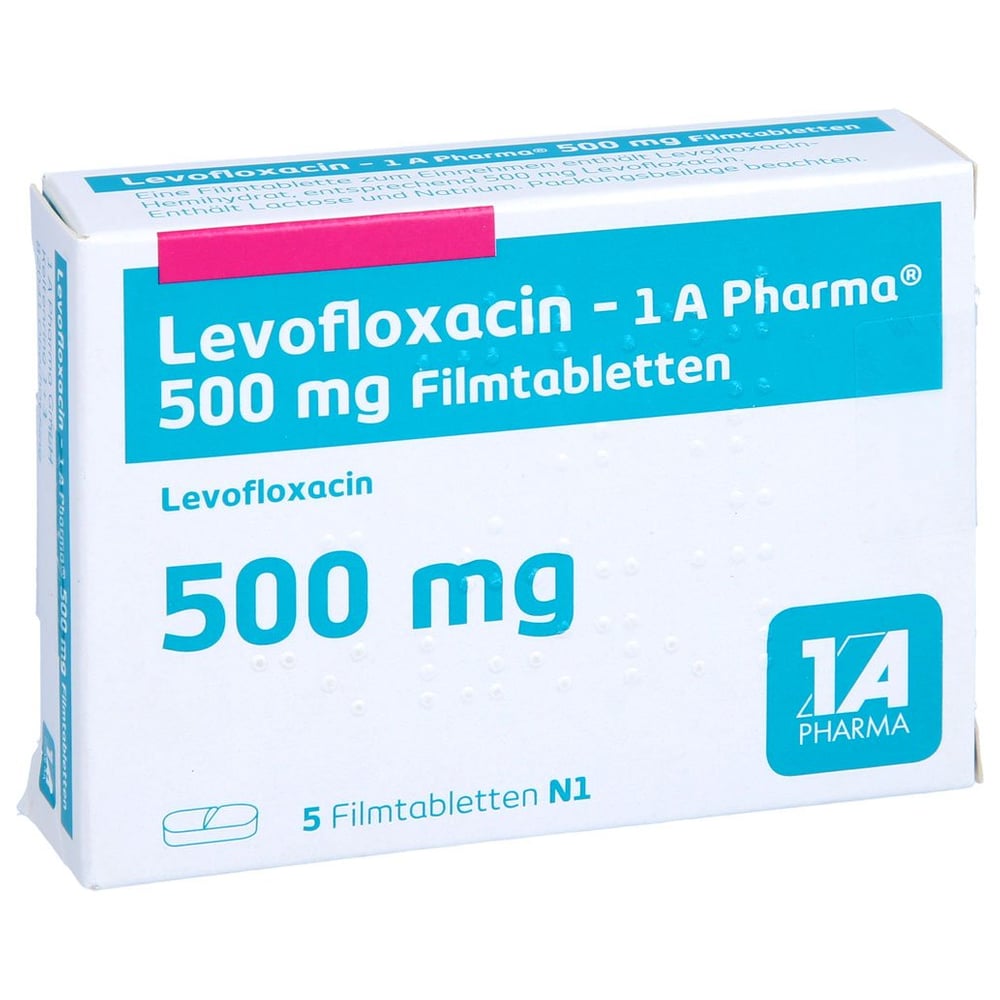 Levofloxacin - 1 A Pharma 500 mg Filmtabletten
