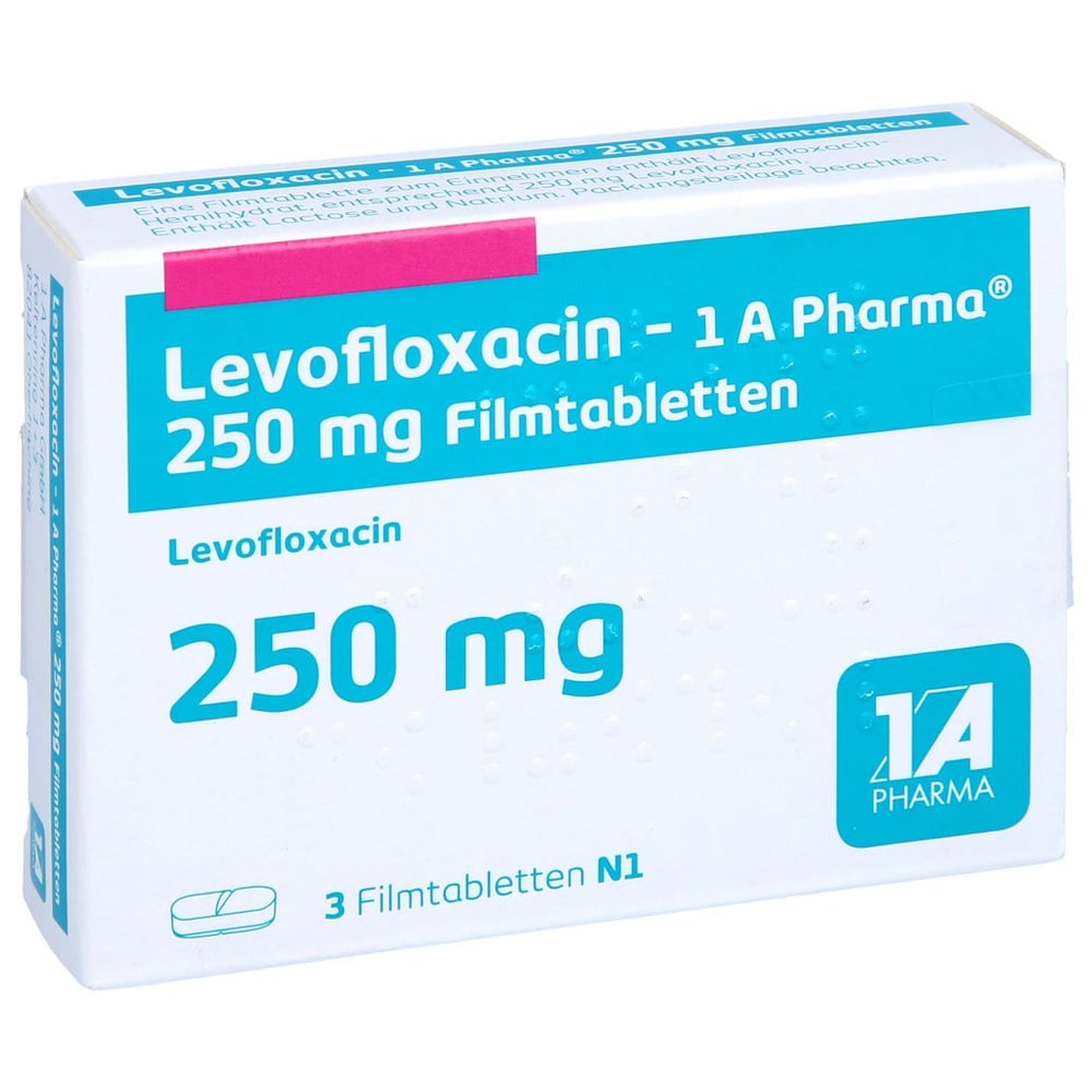 Levofloxacin - 1 A Pharma 250 mg Filmtabletten