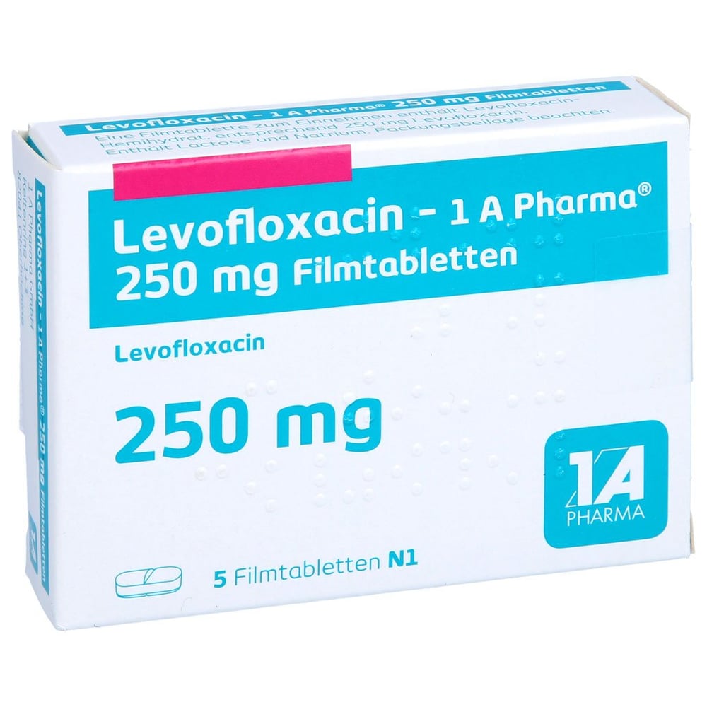 Levofloxacin - 1 A Pharma 250 mg Filmtabletten