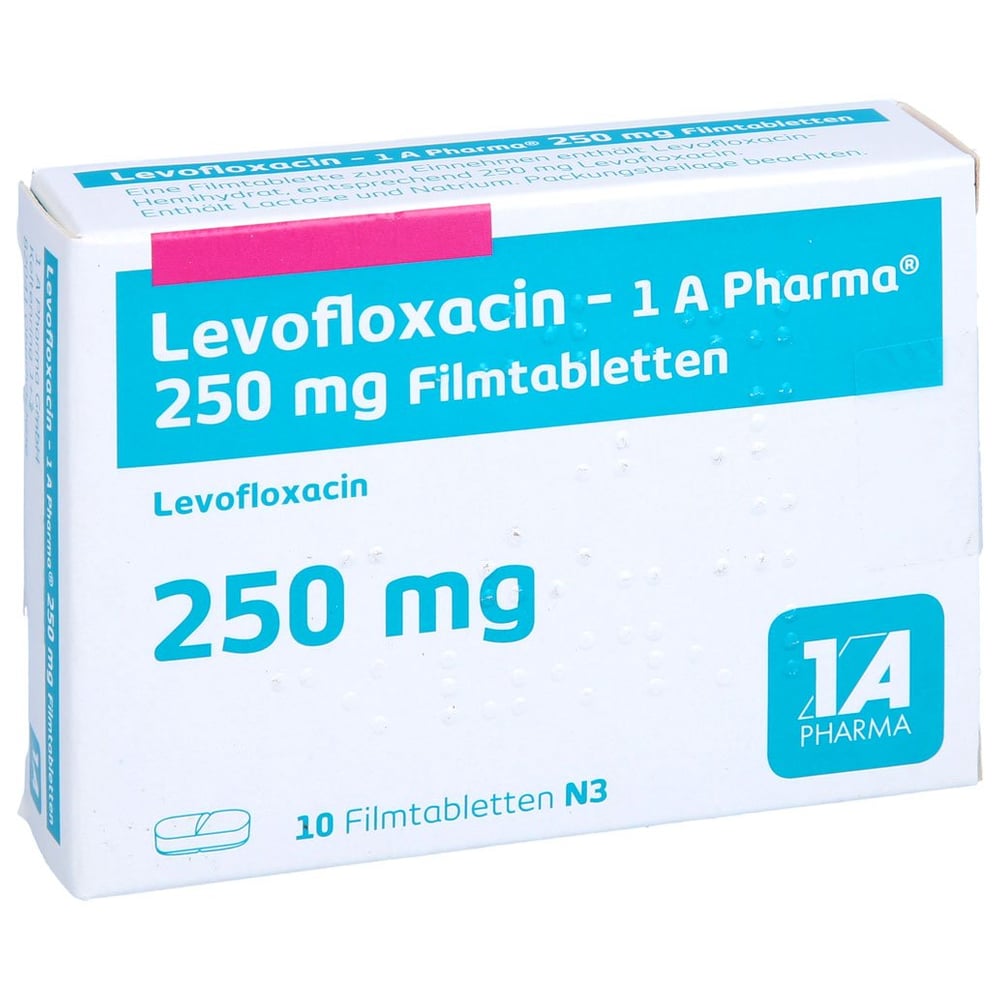 Levofloxacin - 1 A Pharma 250 mg Filmtabletten