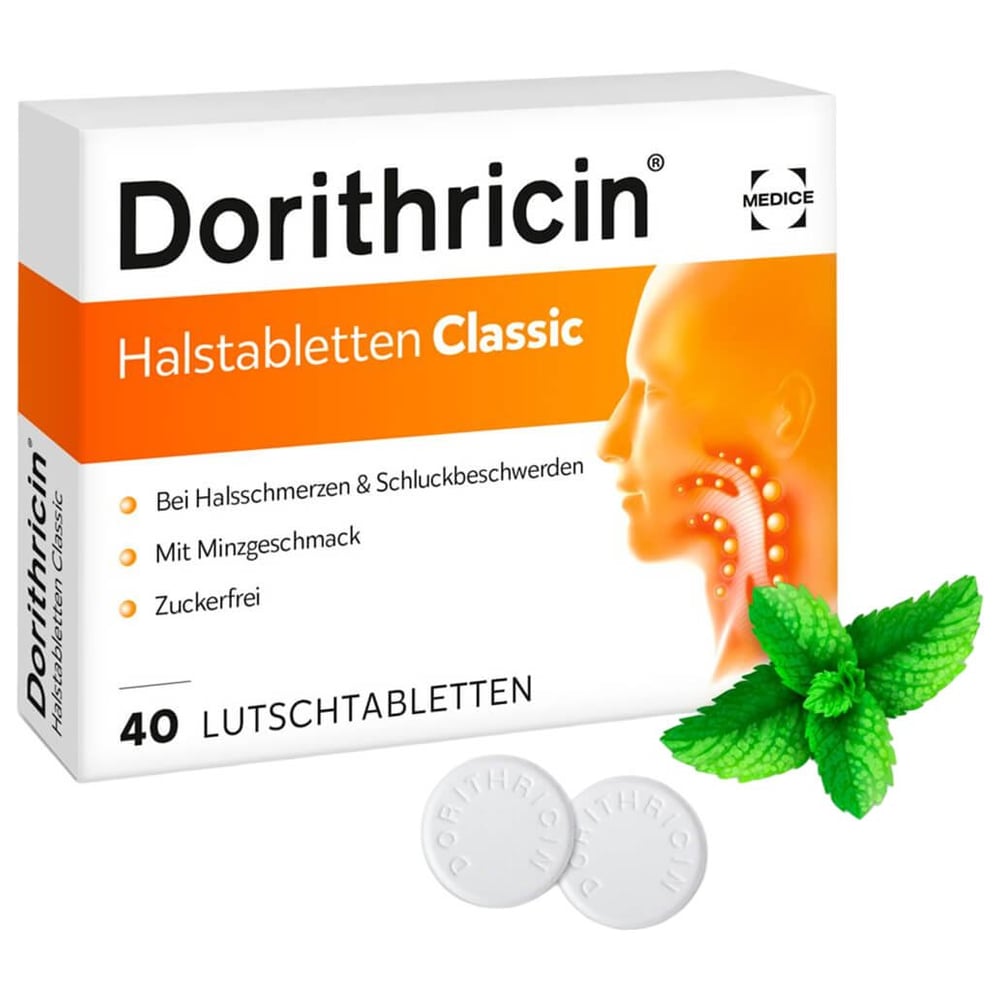 Dorithricin Halstabletten Classic 0,5 mg/1,0 mg/1,5 mg