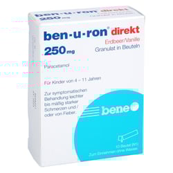 Ben-u-ron direkt Erdbeer/Vanille 250 mg