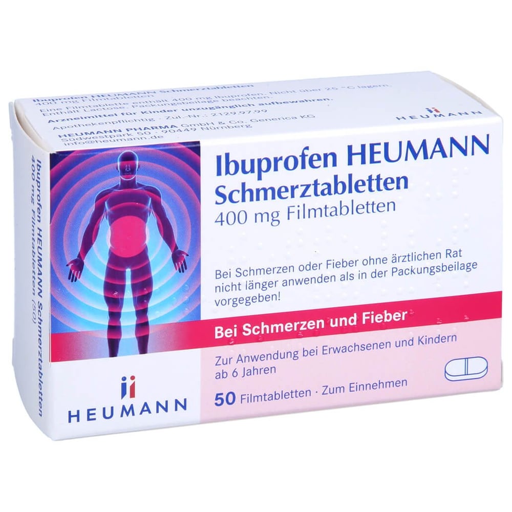 Ibuprofen Heumann Schmerztabletten 400 mg