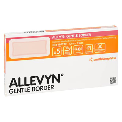 Allevyn Gentle Border 10x20 cm Schaumverband Produktbild 1