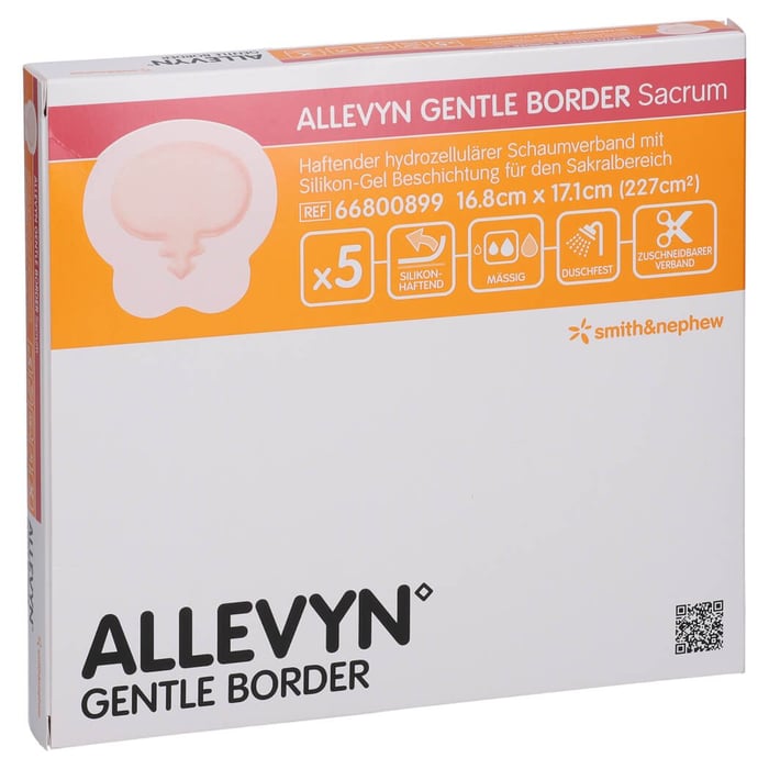 Allevyn Gentle Border Sacrum 16.8x17.1 cm