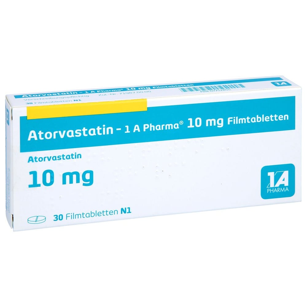 Atorvastatin - 1 A Pharma 10mg Filmtabletten