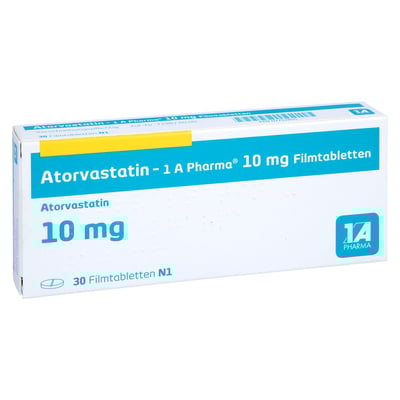 Atorvastatin - 1 A Pharma 10mg Filmtabletten