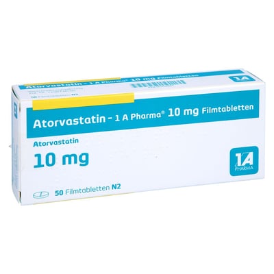 Atorvastatin - 1 A Pharma 10mg Filmtabletten
