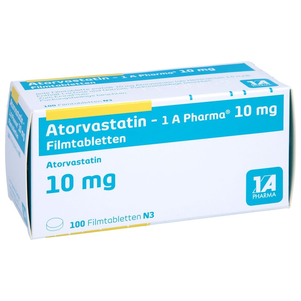 Atorvastatin - 1 A Pharma 10mg Filmtabletten