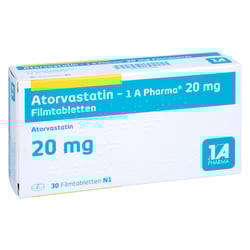 Atorvastatin - 1 A Pharma 20mg Filmtabletten