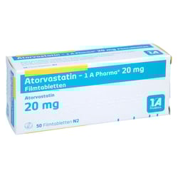 Atorvastatin - 1 A Pharma 20mg Filmtabletten