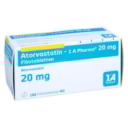Atorvastatin - 1 A Pharma 20mg Filmtabletten