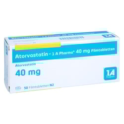 Atorvastatin - 1 A Pharma 40mg Filmtabletten