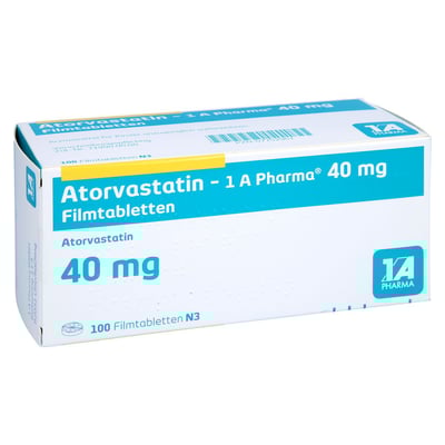 Atorvastatin - 1 A Pharma 40mg Filmtabletten