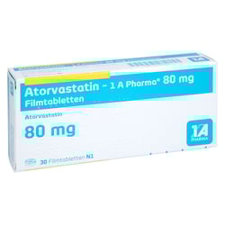 Atorvastatin - 1 A Pharma 80mg Filmtabletten