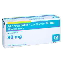 Atorvastatin - 1 A Pharma 80mg Filmtabletten
