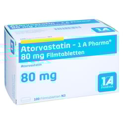 Atorvastatin - 1 A Pharma 80mg Filmtabletten