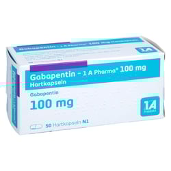 Gabapentin - 1 A Pharma 100mg Hartkapseln