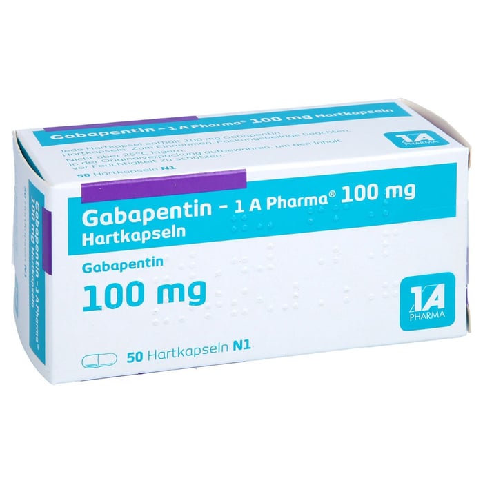 Gabapentin - 1 A Pharma 100mg Hartkapseln