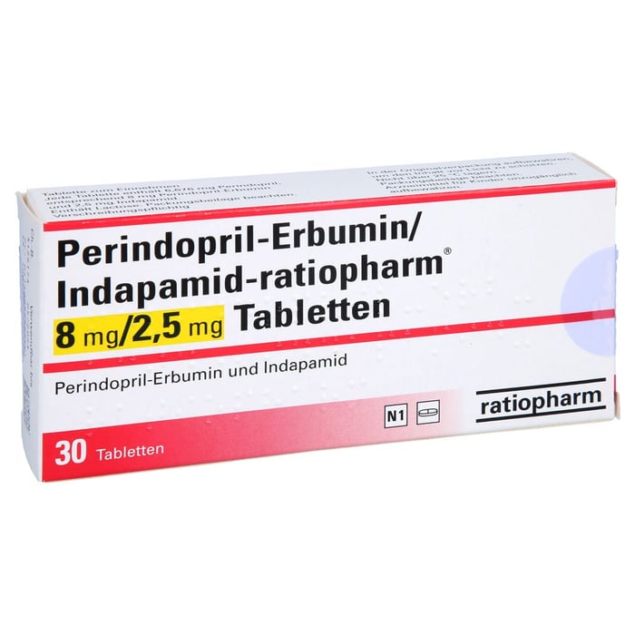 Perindopril-Erbumin/Indapamid-ratiopharm 8mg/2,5mg