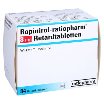 Ropinirol-ratiopharm 8 mg
