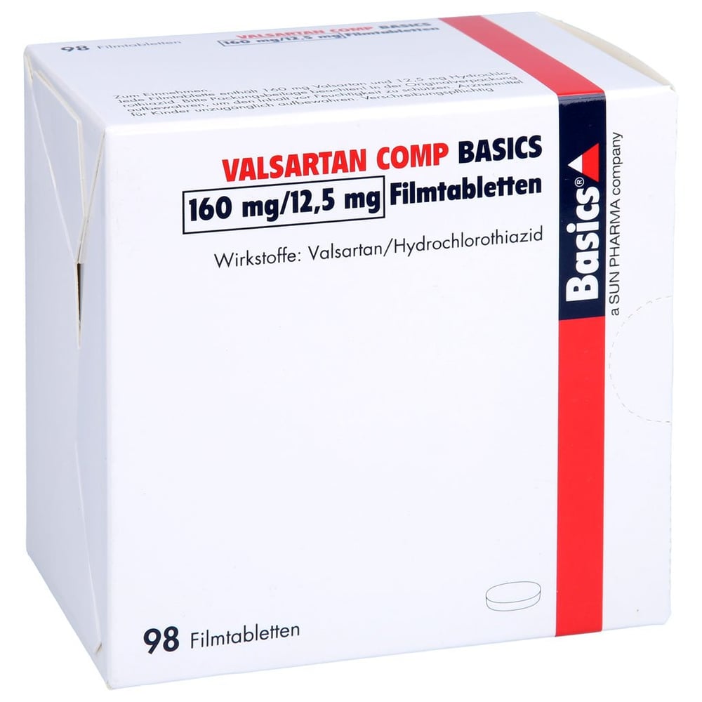 Valsartan Comp Basics 160mg/12,5mg