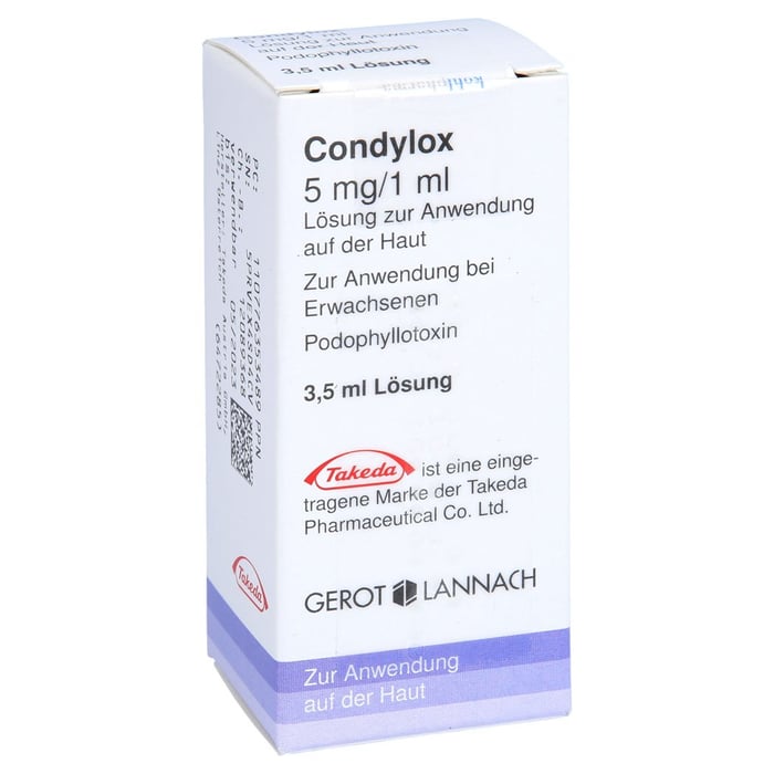 Condylox 5mg/ml Lösung zur Anwendung auf der Haut