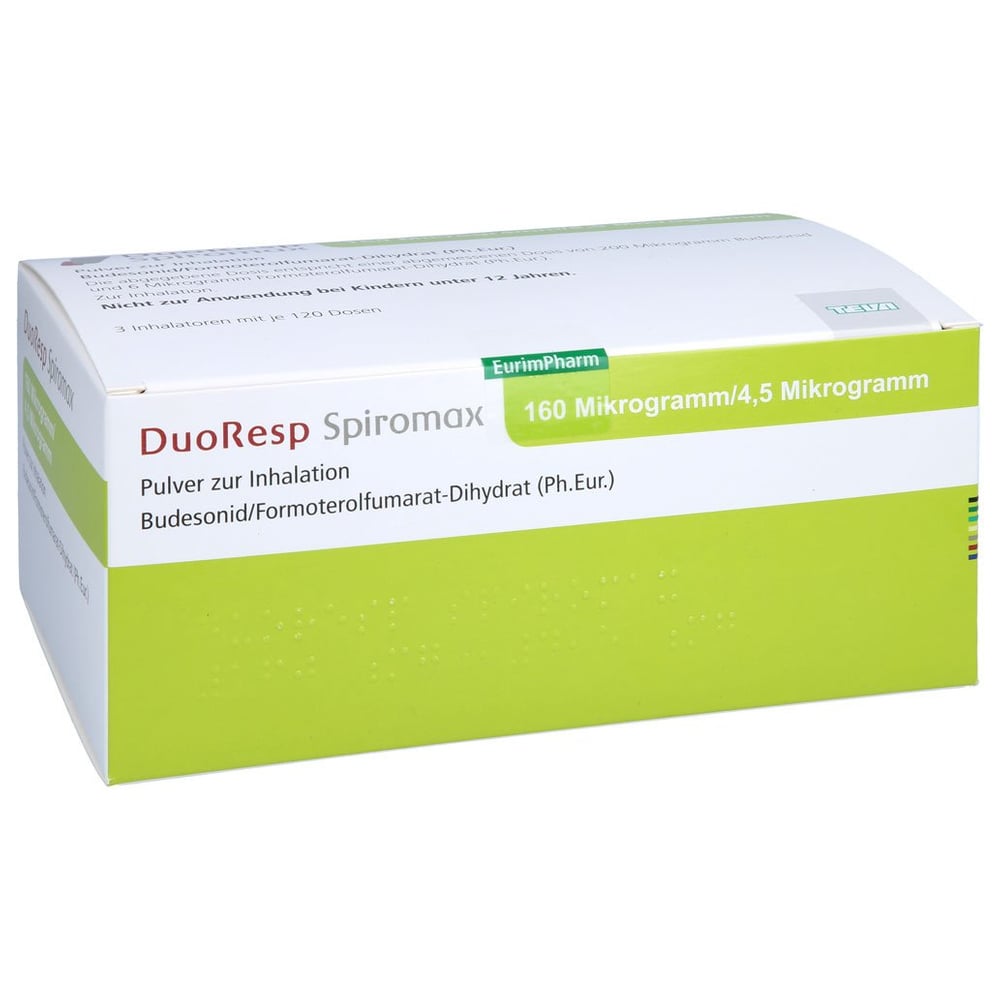 DuoResp Spiromax 160 Mikrogramm/4,5 Mikrogramm/Dosis