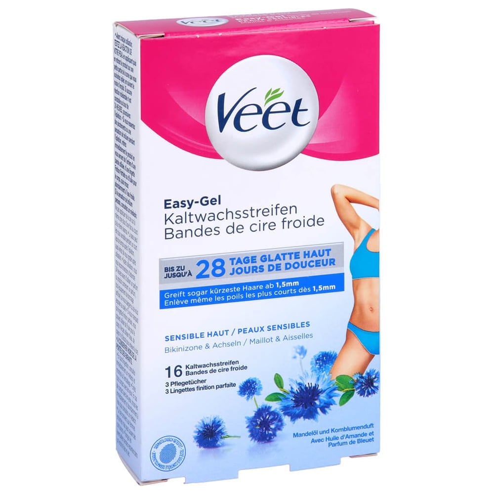 Veet Kaltwachsstreifen Bikinizone & Achseln