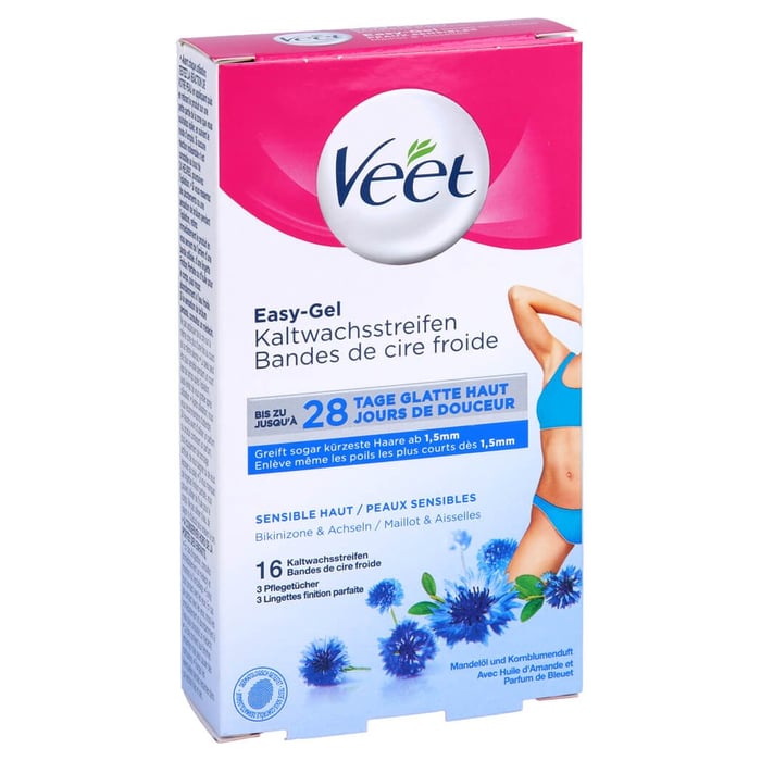 Veet Kaltwachsstreifen Bikinizone & Achseln