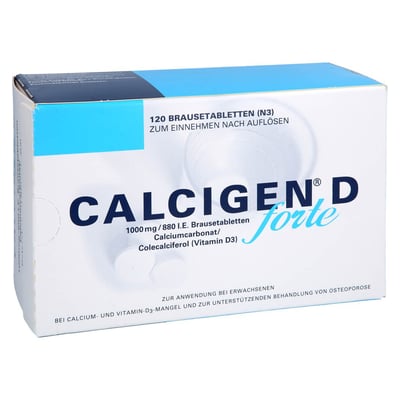 Calcigen D forte 1000 mg/880 I.E. Brausetabletten Produktbild 1