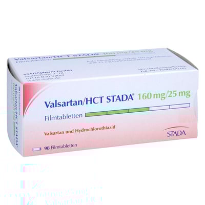 Valsartan/HCT STADA 160 mg/25 mg