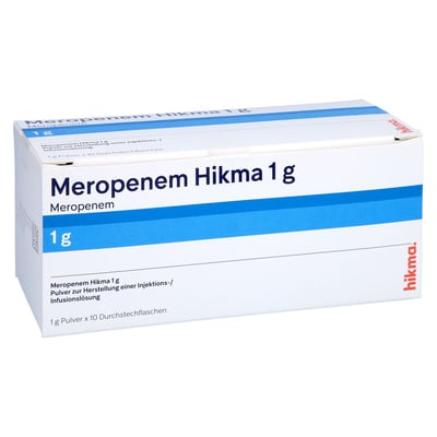 Meropenem Hikma1 g Pulv. o. Inl Produktbild 1