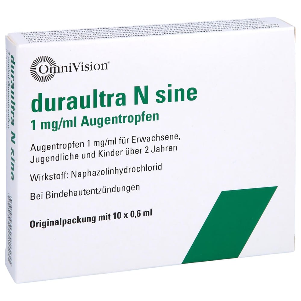 Duraultra N sine 1 mg/ml Augentropfen