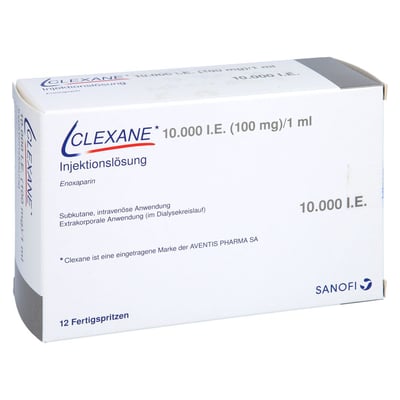 Clexane 10000 I.E. (100 mg)/1 ml Injektionslösung