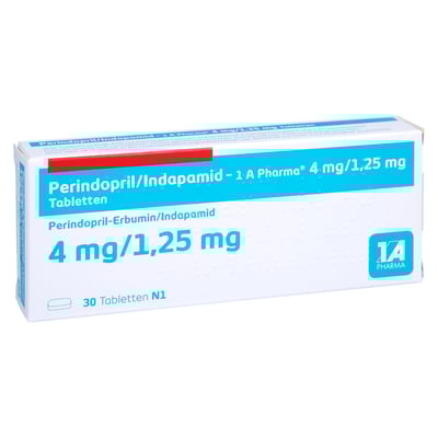 Perindopril/Indapamid-1A Pharma 4 mg/1,25 mg