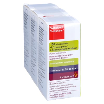 Symbicort Turbohaler 160/4,5 Mikrogramm/Dosis
