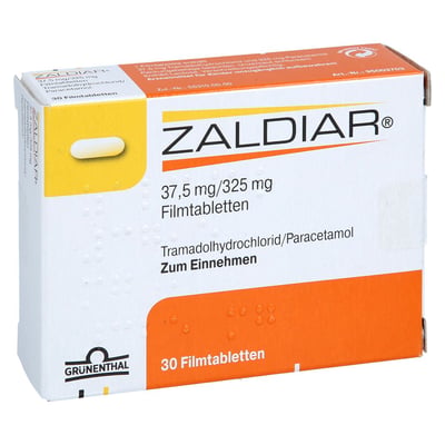 Zaldiar 37,5 mg/325 mg Filmtabletten Produktbild 1