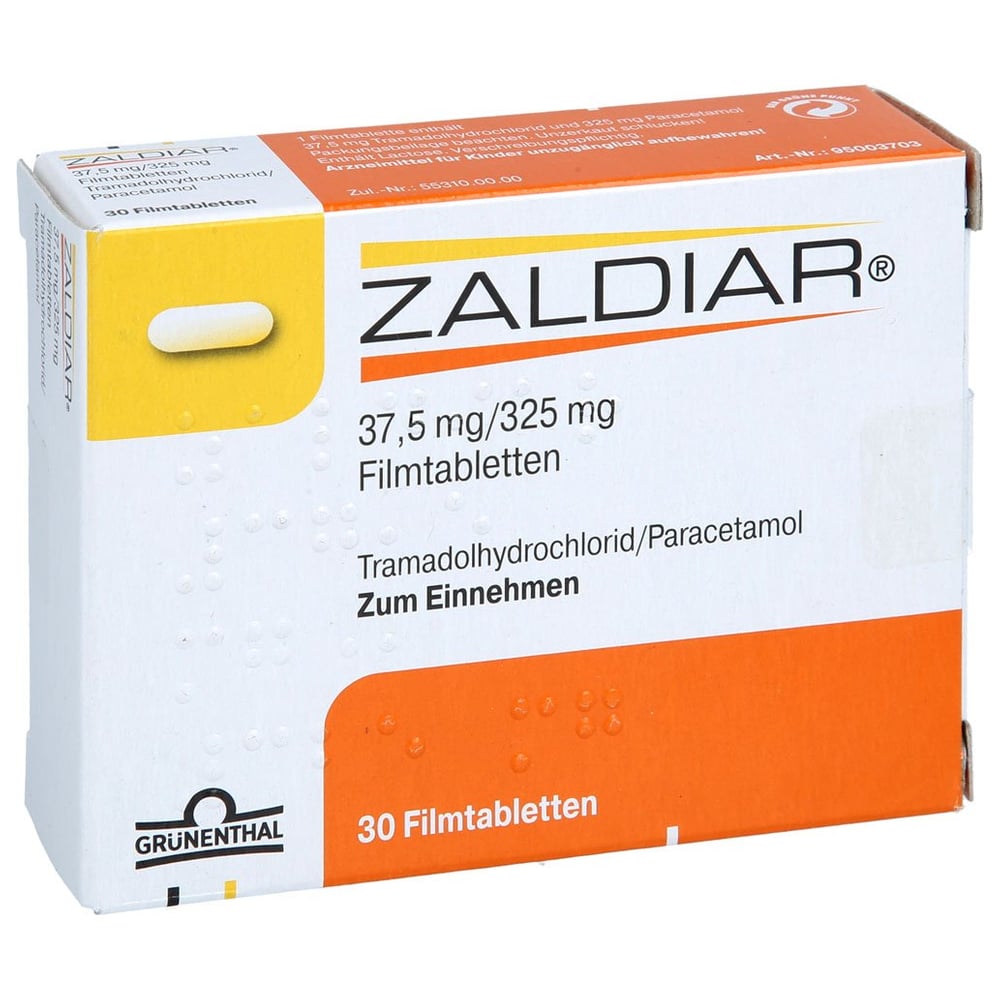 Zaldiar 37.5mg/325mg Filmtabletten