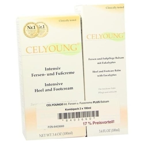 Celyoung Intensiv Fersen Fußcr.+Balsam 2x100 ml