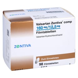Valsartan Zentiva comp 160 mg/12,5 mg