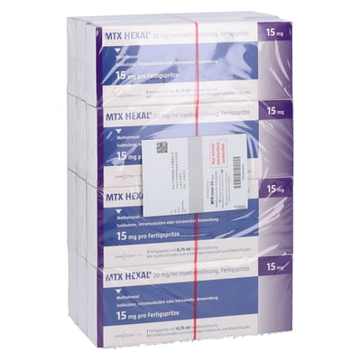Mtx Hexal 15 mg (20 mg/ml) Injektionslösung Produktbild 1