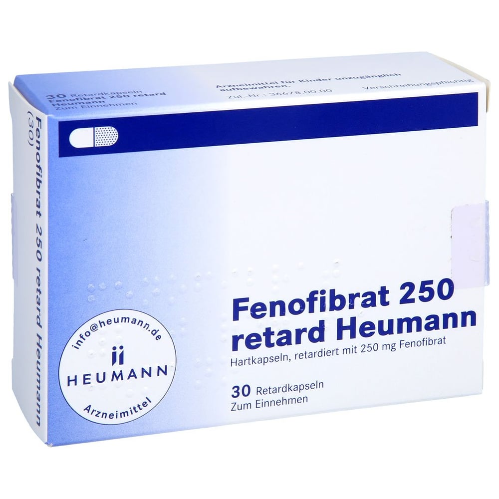 Fenofibrat 250 retard Heumann