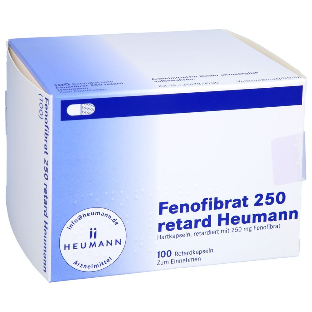 Fenofibrat 250 retard Heumann