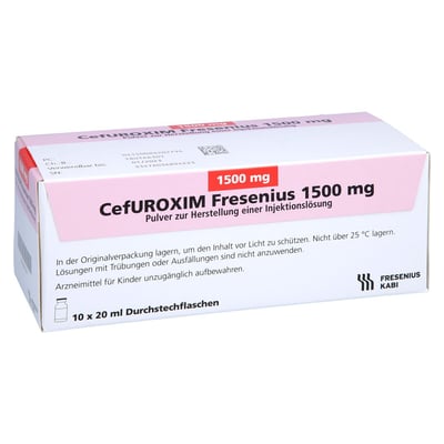 Cefuroxim Fres 1500 mg Inje Produktbild 1