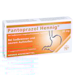 Pantoprazol Hennig bei Sodbrennen 20 mg